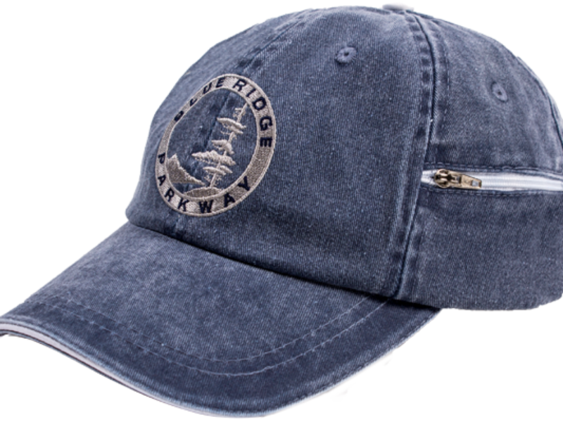 Blue hat with Blue Ridge Parkway logo